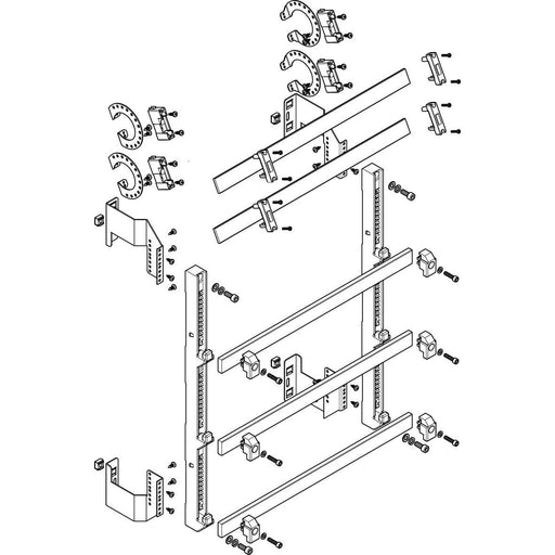ABN - Verteilerfeld für Installationsverteiler Sammelschienen-Modul MFSC27965 flach 2FB/7RE