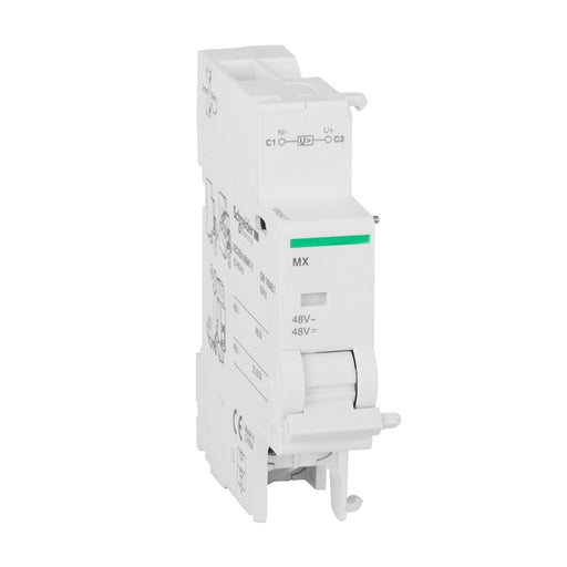 Schneider Electric - Zusatzeinrichtung für Reiheneinbaugeräte Arbeitsstromauslöser A9N26477 48VAC/DC MX