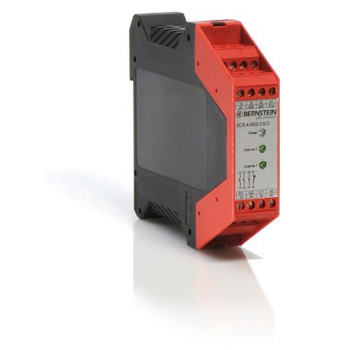 Bernstein - Gerät zur Überwachung von sicherheitsgerichteten Stromkreisen Not-Aus Sicherheitsrelais SCR 2-W22-2.5 Schutztürüberwachung  − 1 Stück