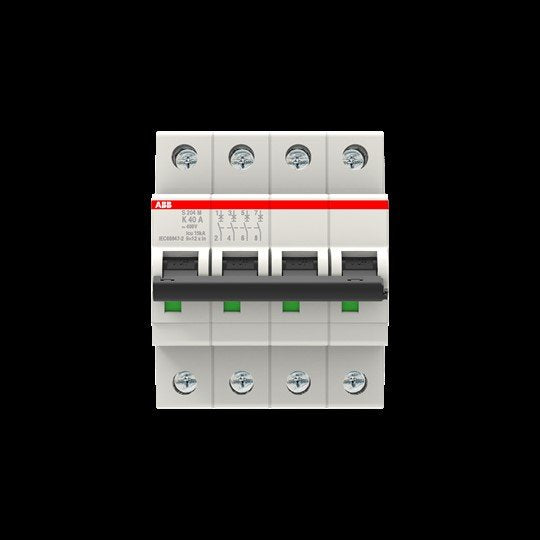 ABB Stotz S&J - Leitungsschutzschalter Sicherungsautomat S204M-K40 10 kA, 40 A, 4P