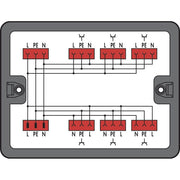 WAGO - Kompaktverteiler für steckbare Gebäudeinstallation Verteilerbox 899-631/330-000 230 V