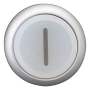 Eaton - Frontelement für Drucktaster Leuchtdrucktaste M22-DLH-W-X1 hoch,weiss,beschr. − 5 Stück