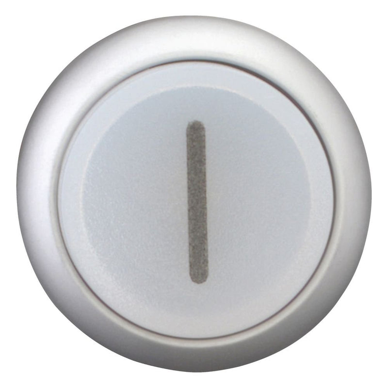 Eaton - Frontelement für Drucktaster Leuchtdrucktaste M22-DLH-W-X1 hoch,weiss,beschr. − 5 Stück