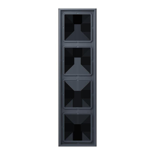 Jung - Abdeckrahmen Rahmen 4-fach LC 984 262 gris fonce 59