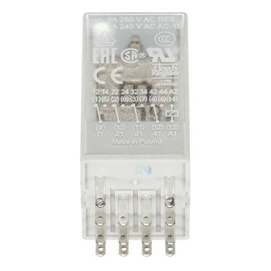 ABB Stotz S&J - Schaltrelais Steckbares Interface CR-M024DC4 Relais 4We, A1-A2=24 − 10 Stück