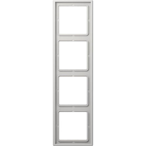 Jung - Abdeckrahmen Rahmen 4-fach lgr LS 984 LG waage/senkrecht
