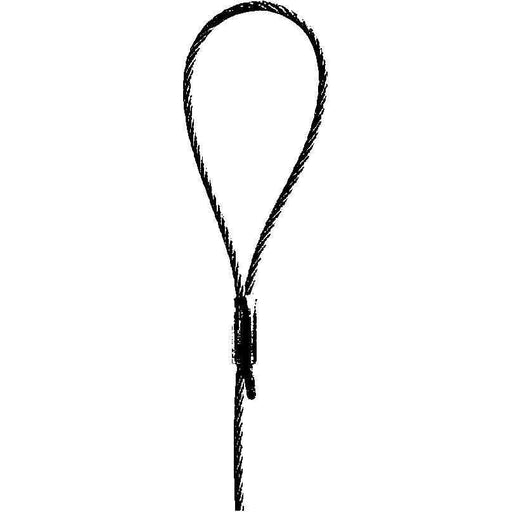 Niedax - Drahtseilabhängung Set-Schlaufe GAK-1/4 Drahtseil,Seilklemme − 10 Stück