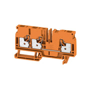 Weidmüller - Durchgangs-Reihenklemme Klemme A3C 6 OR PUSH IN, 6 mm² − 50 Stück