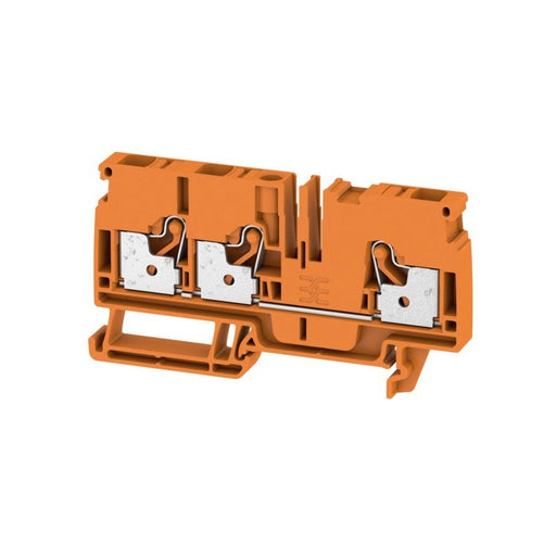 Weidmüller - Durchgangs-Reihenklemme Klemme A3C 6 OR PUSH IN, 6 mm² − 50 Stück
