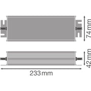 Ledvance - LED-Betriebsgerät LED-Treiber DRPFM250/220-240/24P 24 V, 250 W, IP66