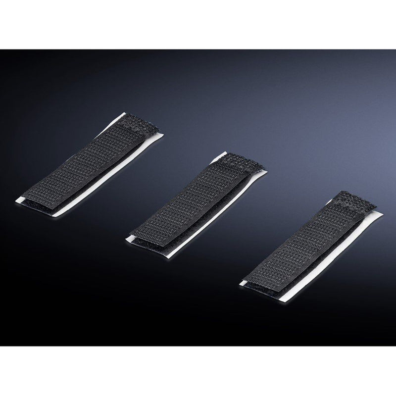 Rittal - Montagezubehör (Schaltschrank) Klett-Kabelhalter DK 7111.350 BxL:70x16mm,selbstkl − 10 Packung