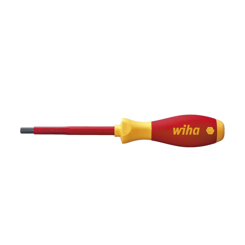 Wiha - Innensechskant-Schraubendreher Sechskant Schraubendreher 323N SF 4,0x75 SoftFinish electric