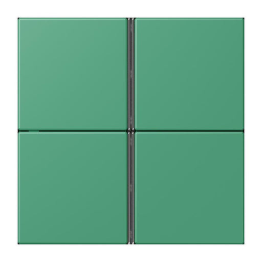 Jung - Abdeckung/Bedienelement für Installationsschalterprogramme Tastensatz 4fach LC 404 TSA 250 vert 59