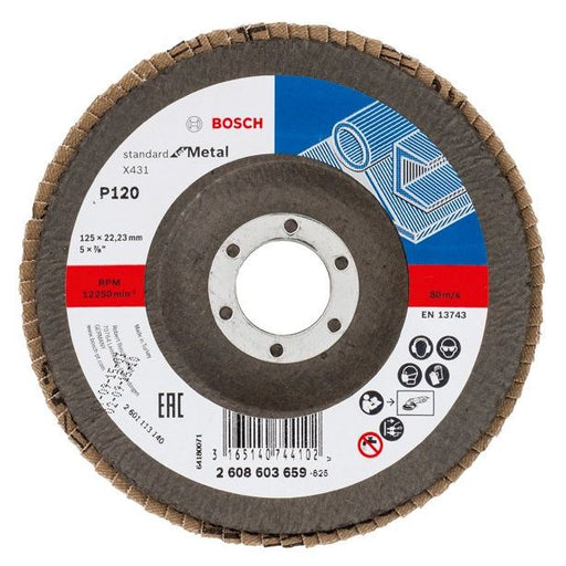 Bosch - Trenn-/Schleifscheibe Fächerschleifscheibe X431 2608603659 Standard for Metal