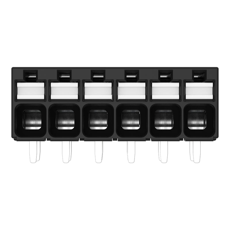 WAGO - Leiterplattenklemme THR-Leiterplattenklemme 2086-1206 Drücker,1,5mm²,sw − 144 Stück