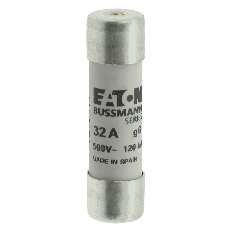 Eaton - Zylindrische Sicherung Sicherungseinsatz Nieders. CYL GG 14,#C14G32S 32A AC 500V 120kA − 10 Stück