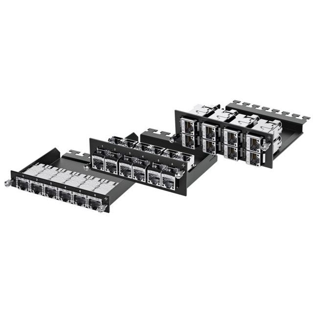 Telegärtner - System-Patchpanel Kupfer HD3-ES RJ45-Modul 100021643 0,5HE für 6x STX