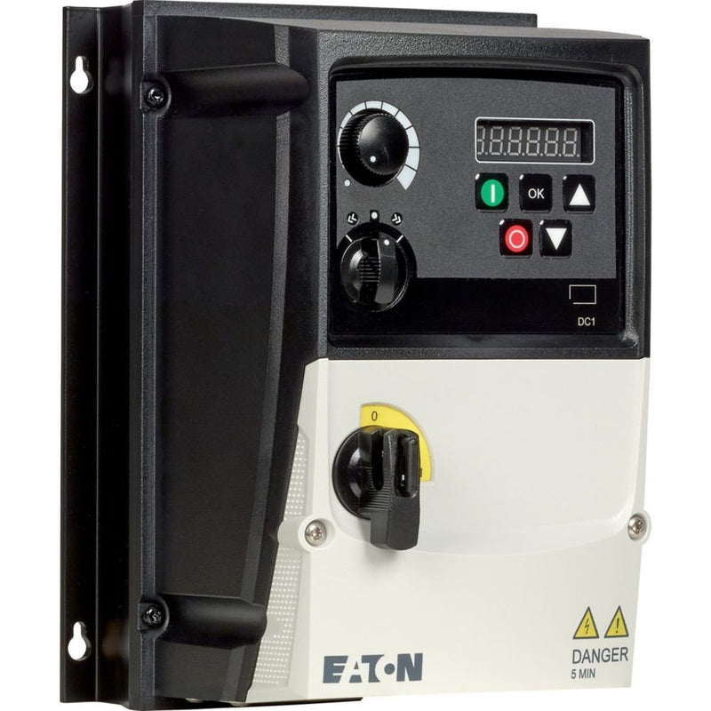 Eaton - Frequenzumrichter =< 1 kV Frequenzumrichter 1phasig DC1-122D3FN-A6SOE1 230V 2.3A 0.37kW AC