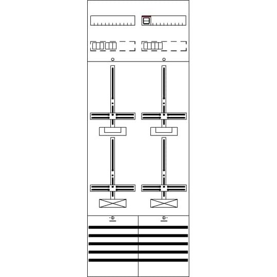 Striebel&amp;John - Zählerfeld Zählerfeld DF29A2XXBM 9RE 2ZM vorverd16qmm  − 1 Stück
