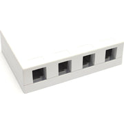 Excel Networking - Zubehör/Ersatzteile für Gefahrenmeldesystem Keystone AP-Gehäuse leer 100-021-4P 4 Port ws