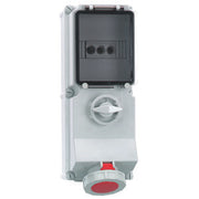 Bals Elektrotech - CEE-Steckdose abschaltbar, abgesichert (IEC 60309) Wandsteckdose abschaltbar 1780 abgesichert 16A 5p