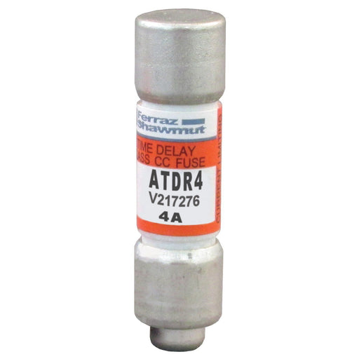 Mersen - Zylindrische Sicherung Sicherungseinsatz Class CC ATDR4 4A/600V 10x38 − 10 Stück