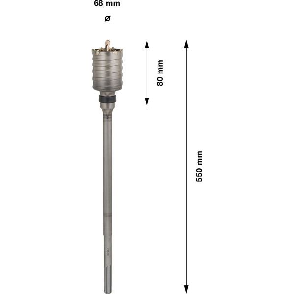 Bosch - Bohrkrone PRO SDS max-5 Bohrkrone, F00Y145195 einteilig 68 x 80 x