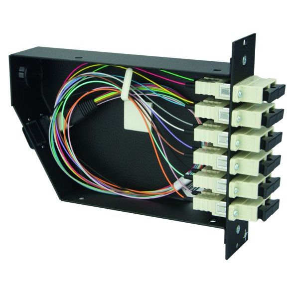 Telegärtner - Patchpanel LWL FanOut-Modul 6xSC D SM 100022394 grün OS2