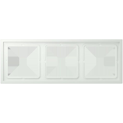 Jung - Abdeckrahmen Rahmen 3-fach LCZ 983 BF 210 outremer gris