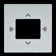 Busch-Jaeger - Einsatz/Abdeckung für Kommunikationstechnik Zentralscheibe alu/si 6108/61-83 7-fach KNX