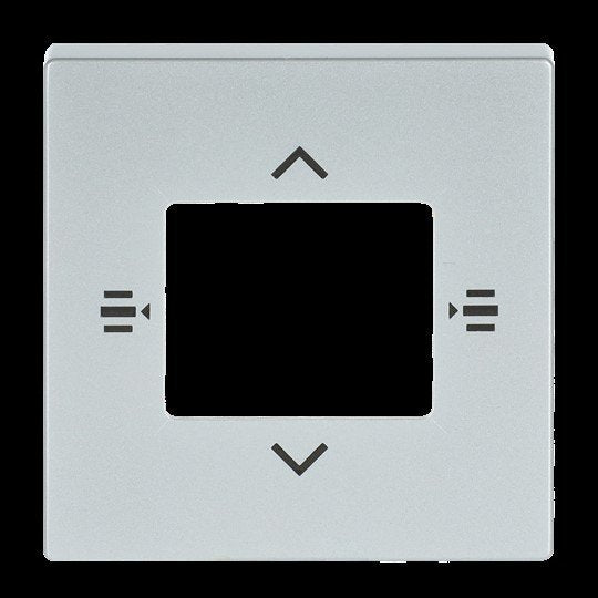 Busch-Jaeger - Einsatz/Abdeckung für Kommunikationstechnik Zentralscheibe alu/si 6108/61-83 7-fach KNX
