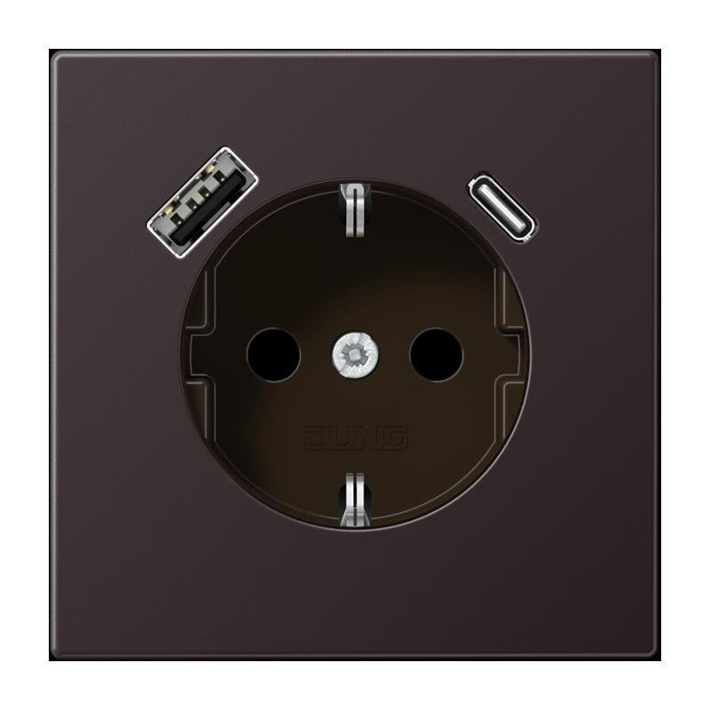 Jung - Steckdose SCHUKO Steckdose 16 A 250V AL 1520-15 CA D m. Berührungsschutz