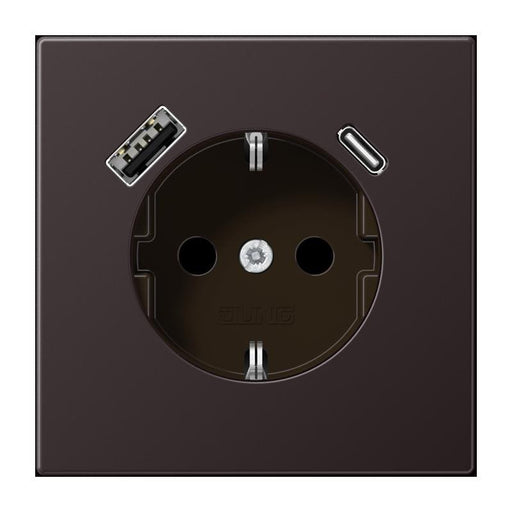 Jung - Steckdose SCHUKO Steckdose 16 A 250V AL 1520-15 CA D m. Berührungsschutz