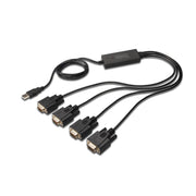 DIGITUS - Schnittstellenwandler USB zu Seriell-Adapter DA-70159 RS232 4 x RS232