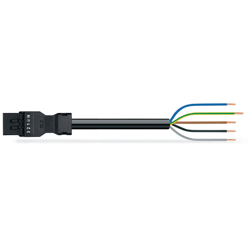 WAGO - Konfektionierte Leitung für steckbare Gebäudeinstallation konfekt. Anschlussleitung 891-8995/206-801 Eca,Stecker