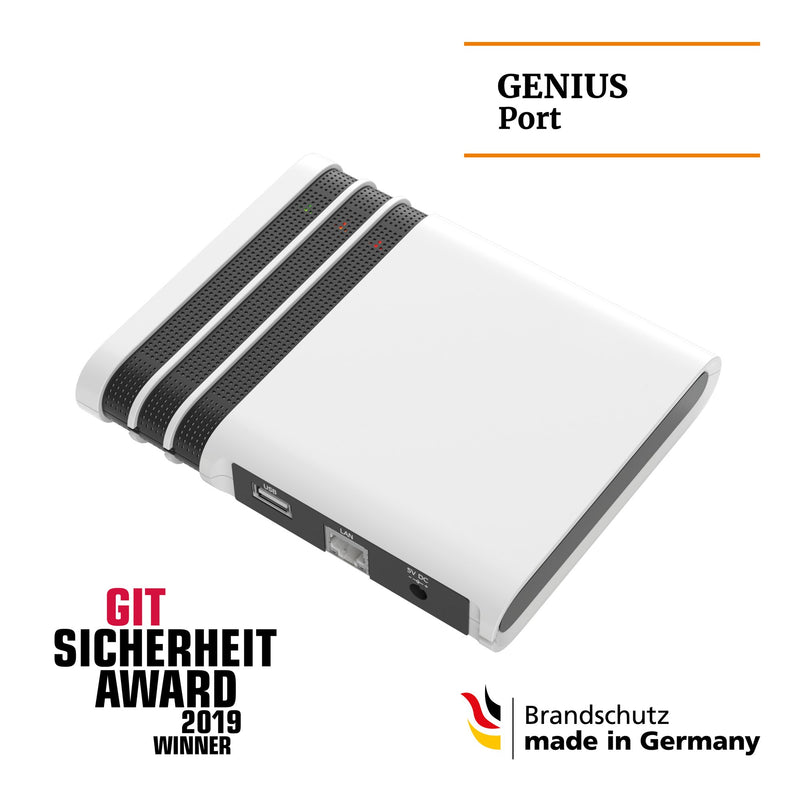 Hekatron Vertriebs - Bussystem-Systemschnittstelle/Medien-Gateway Genius Port für Funksystem 31-6000001-01-01 +Control App