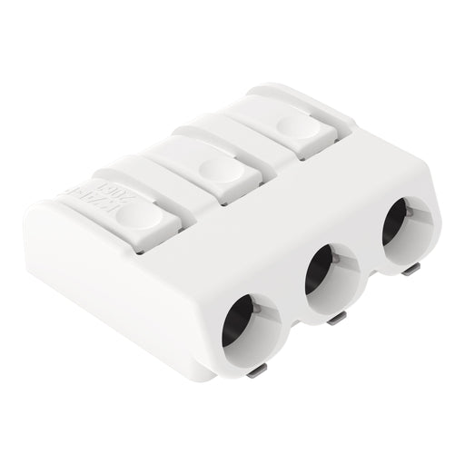 WAGO - Ein- und mehrpolige Klemmenleiste SMD-Leiterplattenklemme 2061-603/998-404 Drücker,1,5 mm²,weiß − 4050 Stück