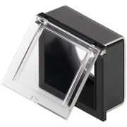 Eao - Zubehör/Ersatzteile für Befehlsgeräte Schutzklappe flach 61-9921.0 Schwarz/klar 24x24