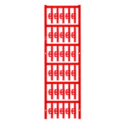 Weidmüller - Kabelmarkierungssystem Leitermarkierer SFC 1/30 NEUTRAL RT 30x5,8mm,rot − 150 Stück
