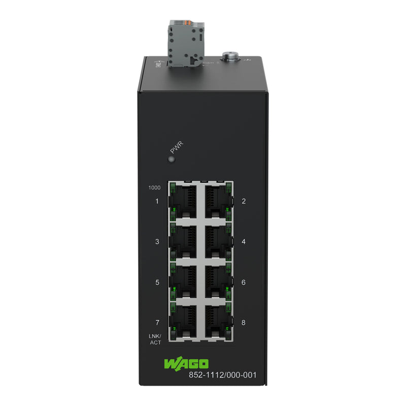WAGO - Netzwerk Switch Industrial-ECO-Switch,8 Po 852-1112/000-001 8Ports 1000Base-T,sw