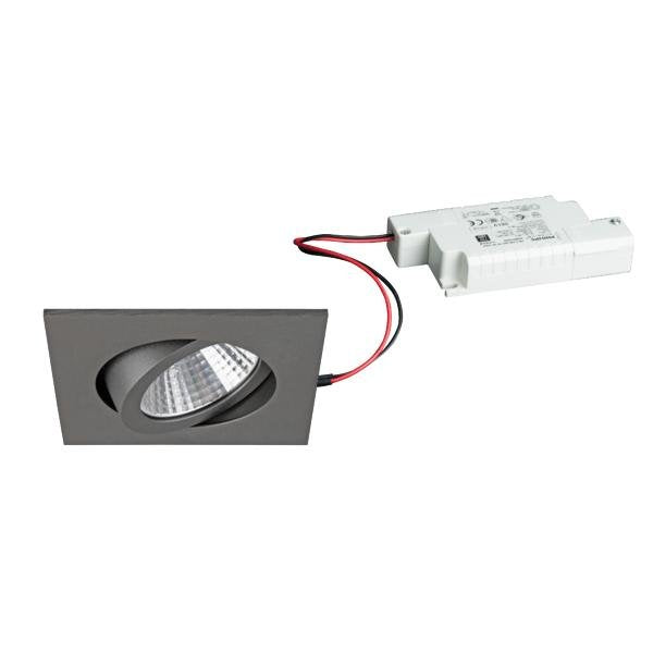 Brumberg Leuchten - Downlight/Strahler/Flutlicht LED-Einbaustrahler 39262643 titan, TRIACdim