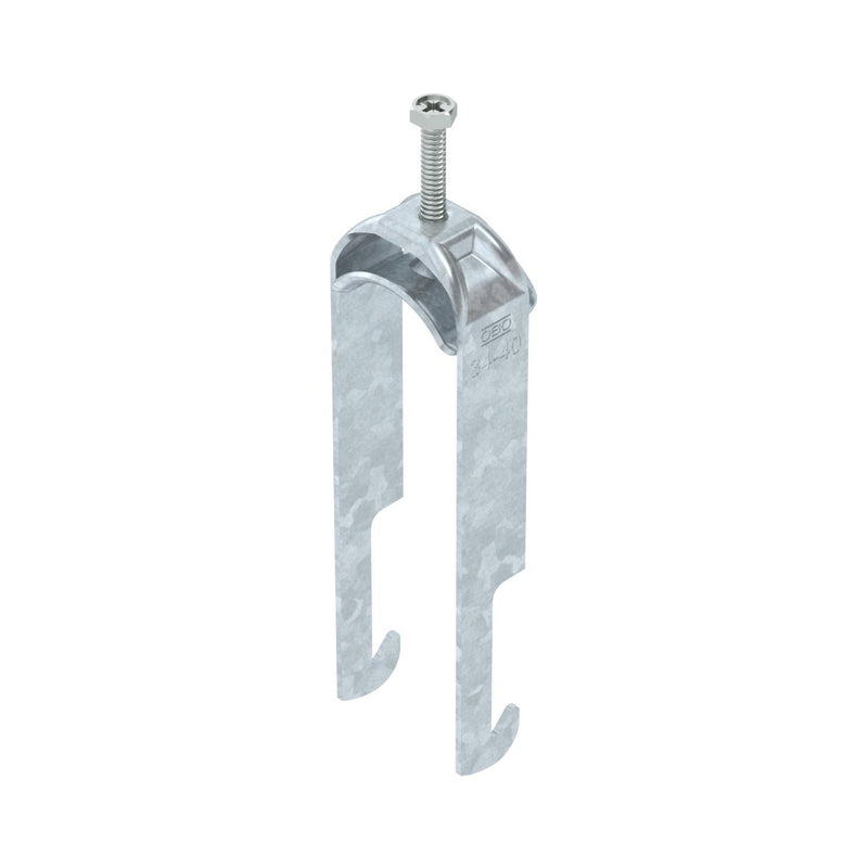 OBO Bettermann - Bügelschelle BS-W2-M-40 FT 2-fach − 25 Stück