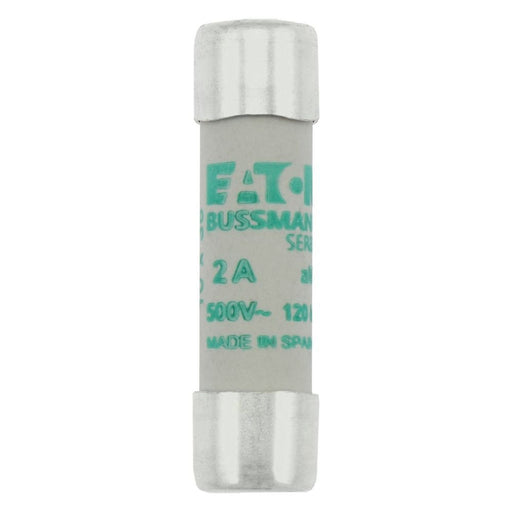 Eaton - Zylindrische Sicherung Sicherungseinsatz Nieders. C10M2 2A AC 500V 120kA − 10 Stück