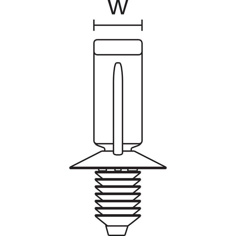 HellermannTyton - Befestigungsklammer Wellrohrhalter 151-01038(500) − 500 Stück