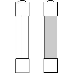 Eska - Zylindrische Sicherung G-Sicherungseinsatz 5x25mm 528.016 M 800mA m.Kennmelder − 10 Stück