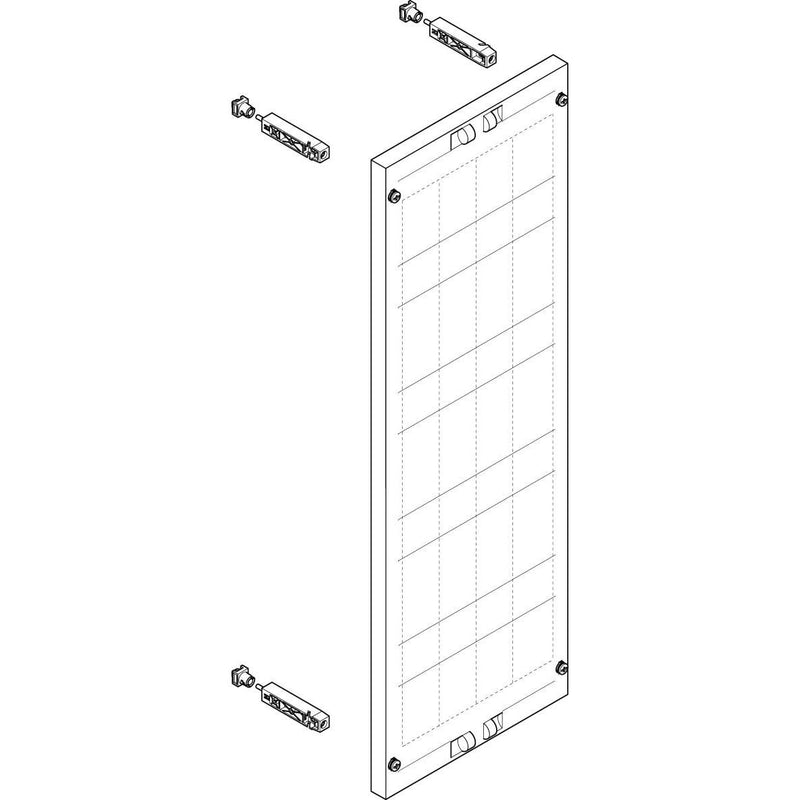 ABN - Verteilerfeld für Installationsverteiler ESPRO-Modul MT15903 tief BxH:250x750mm