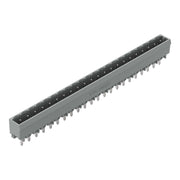 WAGO - Leiterplattensteckverbinder THT-Stiftleiste Lötstift 231-182/001-000 1,2x1,2,gerade,grau − 50 Stück