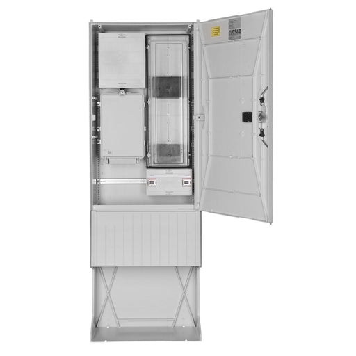 GSAB Elektrotechnik - Zähler-Komplettschrank Zähleranschlusssäule 48.00.1P21HSA HSE(HAG) 2Z/o.TSG