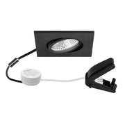 Brumberg Leuchten - Downlight/Strahler/Flutlicht LED-Einbaustrahler 230V 40488183AB 3000K, sw