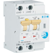 Eaton - Kombination FI-Schalter/Leitungsschutzschalter mit Zusatzeinrichtung Brandschutzschalter AFDD-13/2/C/003-G/A 2p,C,13A,30mA,TypG/A